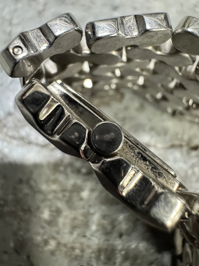 Roberto Cavalli Bones Skeleton Effect Silver Steel Watch - Image 11