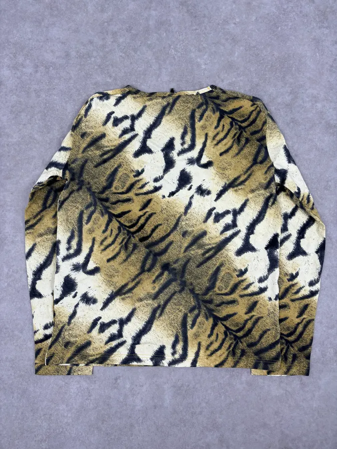 Roberto Cavalli Gold Zebra Savage Longsleeve - Image 5