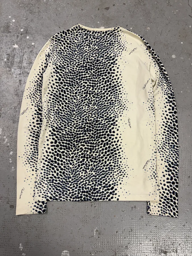 Roberto Cavalli Leopard Black & White Longsleeves - Image 2