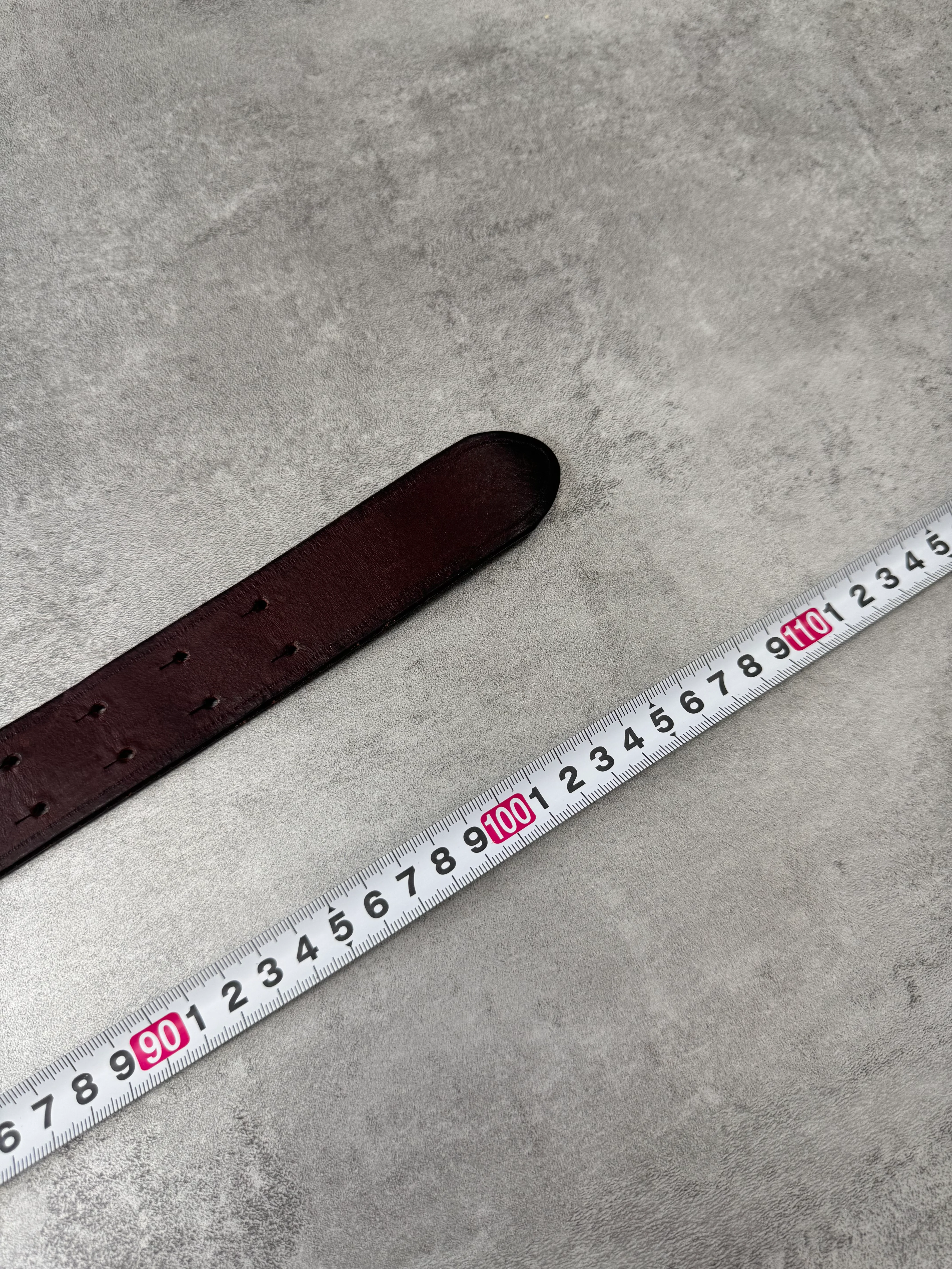 Roberto Cavalli Logo Buckle Brown Leather Belt (OS) - Image 7
