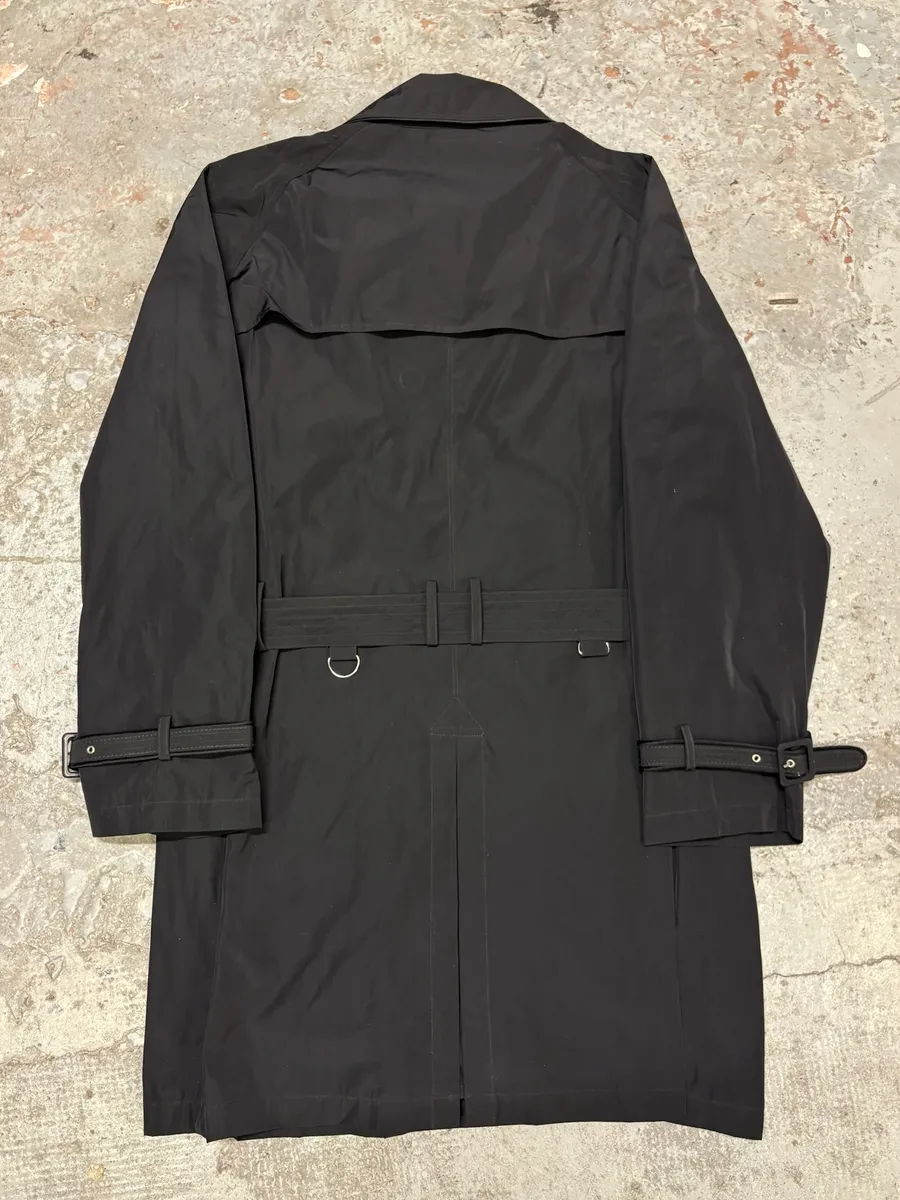 Roberto Cavalli Navy Mafia Premium Long Trench Jacket - Image 2