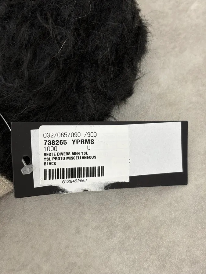 Saint Laurent Black Mohair Sample Jacket - Image 14