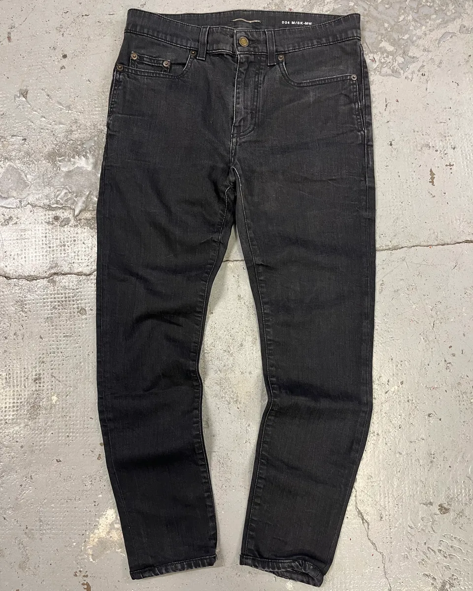 Saint Laurent Black Simple Denim Jeans