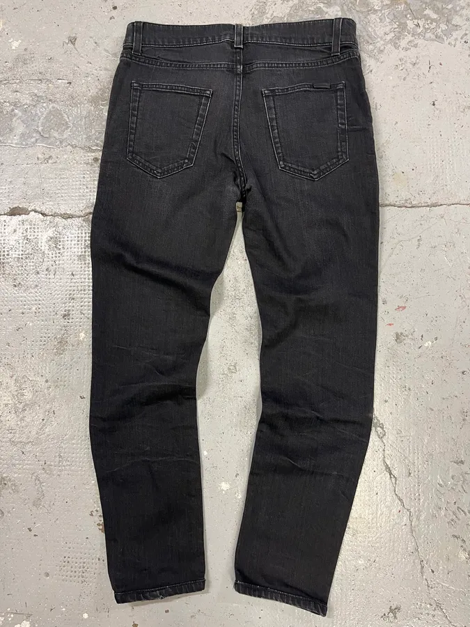 Saint Laurent Black Simple Denim Jeans - Image 4