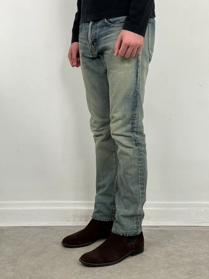 Saint Laurent Blue Denim Denim Jeans - Image 3
