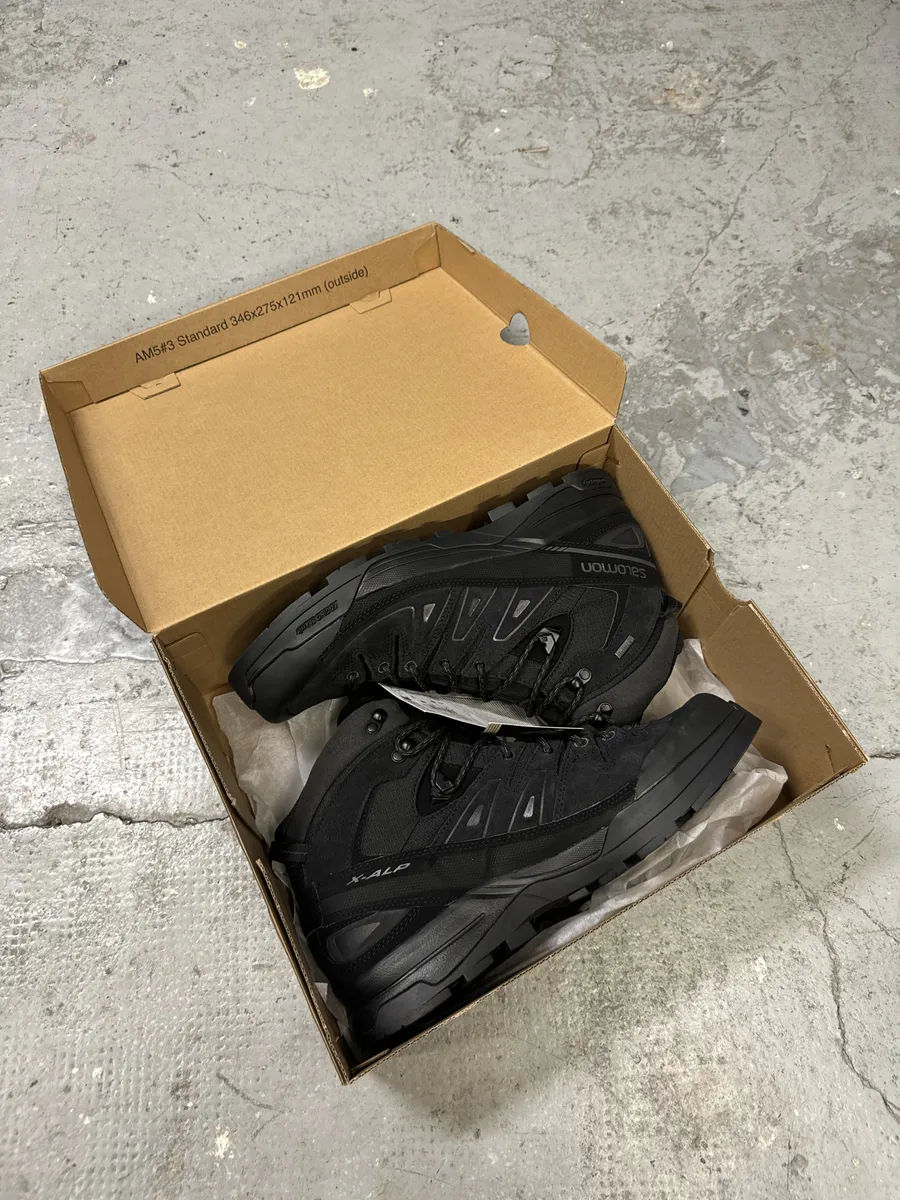 Salomon X-ALP Mid Leather Gore-tex High Sneakers - Image 4