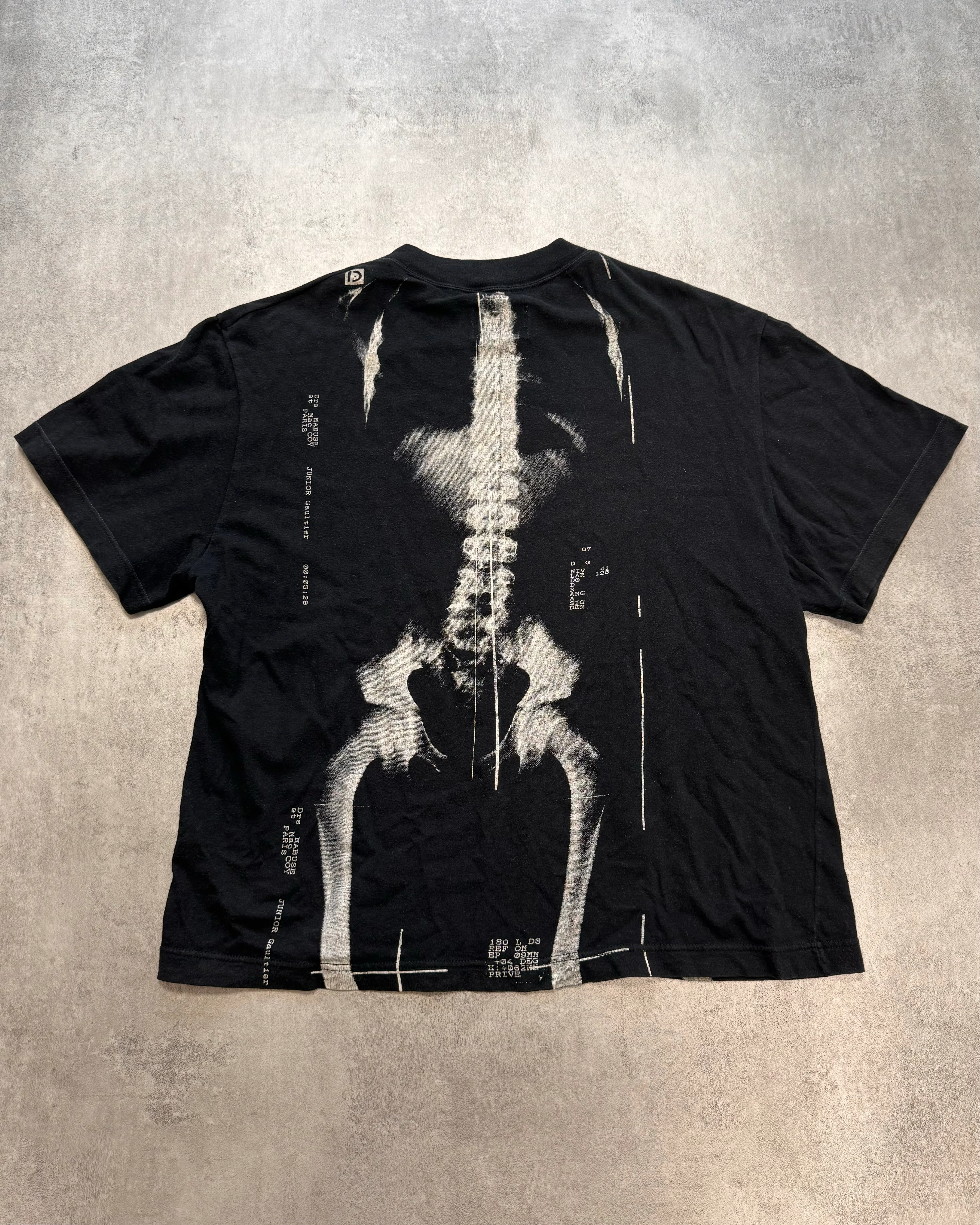 SS1990 Jean Paul Gaultier Skeleton X-Ray Tee - Image 4