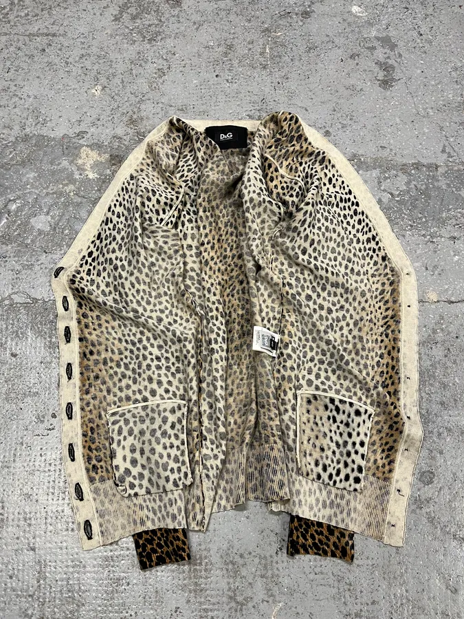 SS1996 Dolce & Gabbana Leopard Cardigan - Image 6