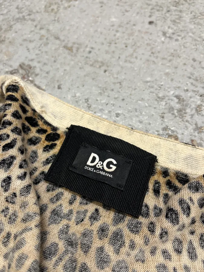 SS1996 Dolce & Gabbana Leopard Cardigan - Image 7