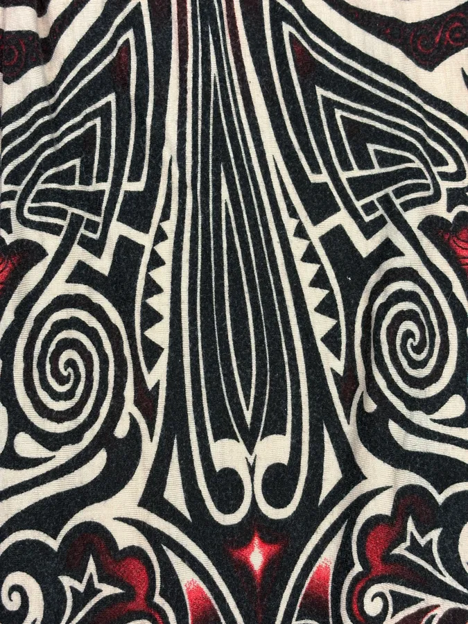 SS1996 Jean Paul Gaultier Tribal Maori Tattoo Dress - Image 10