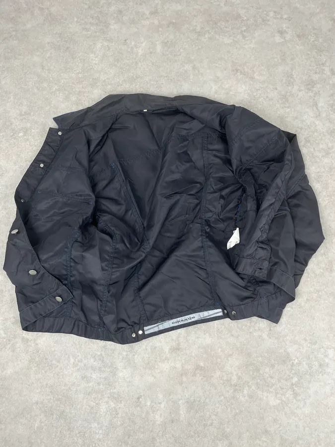 SS1998 Marithé + François Girbaud Navy Nylon Cargo Pocket Jacket - Image 8