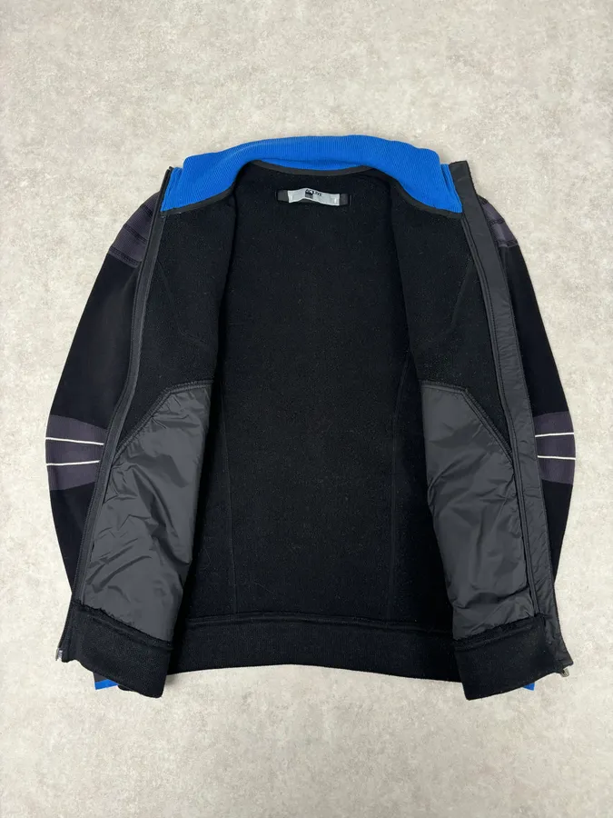 SS1999 Marithé + François Girbaud Black Polartec Biker Zip-up Sweater - Image 7