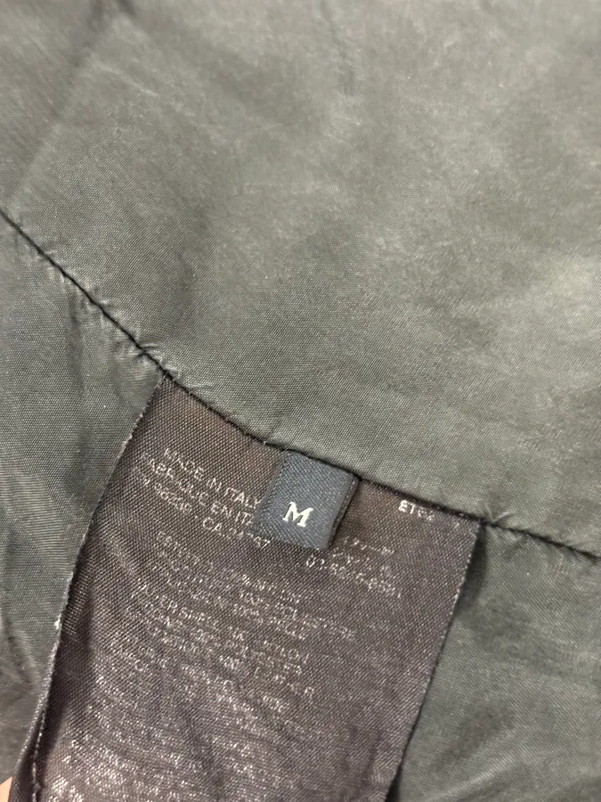 SS1999 Prada Black Nylon Zip Moto Jacket - Image 11