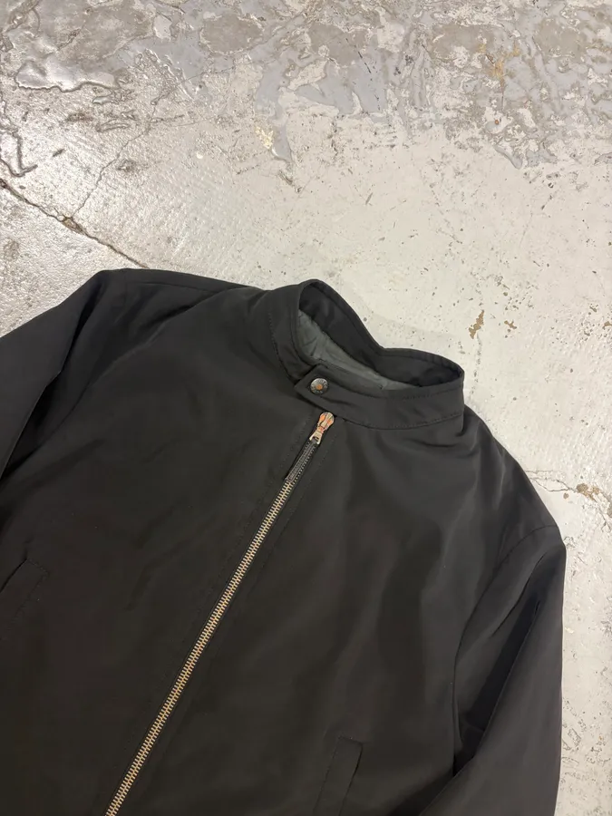SS1999 Prada Black Nylon Zip Moto Jacket - Image 4