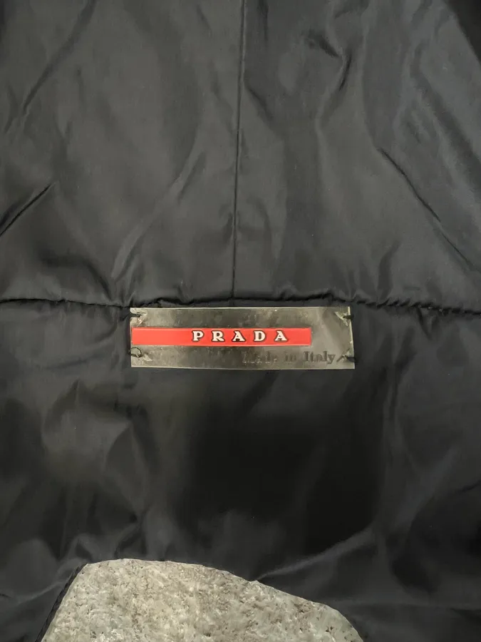 SS1999 Prada Multi Zips Ninja Hooded Olive Nylon Vest - Image 8