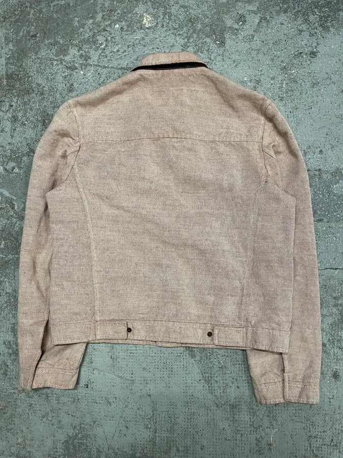 SS1999 Prada Pink Linen Jacket - Image 8