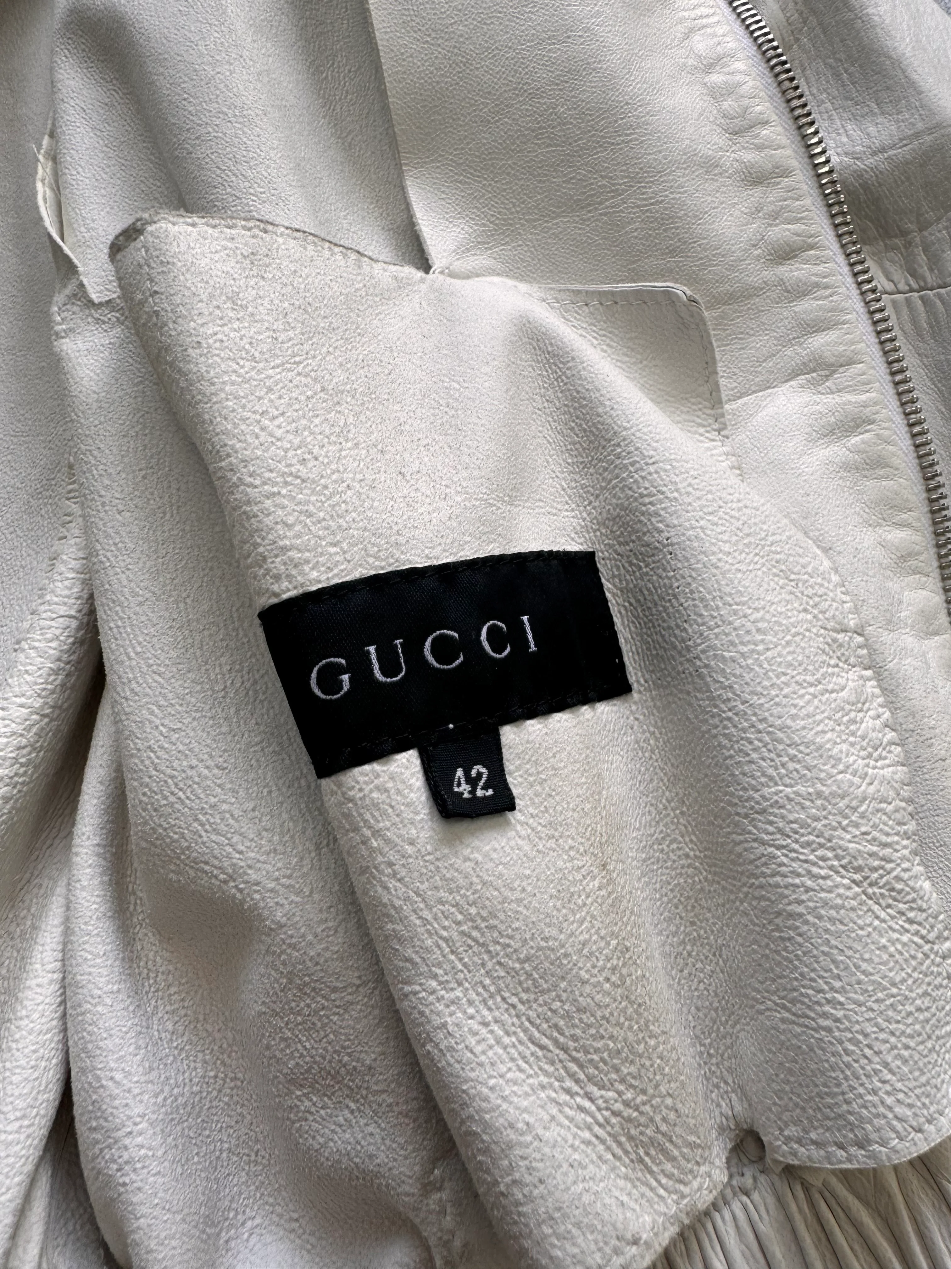 SS2000 Gucci Lambskin Leather Track Jacket - Image 6
