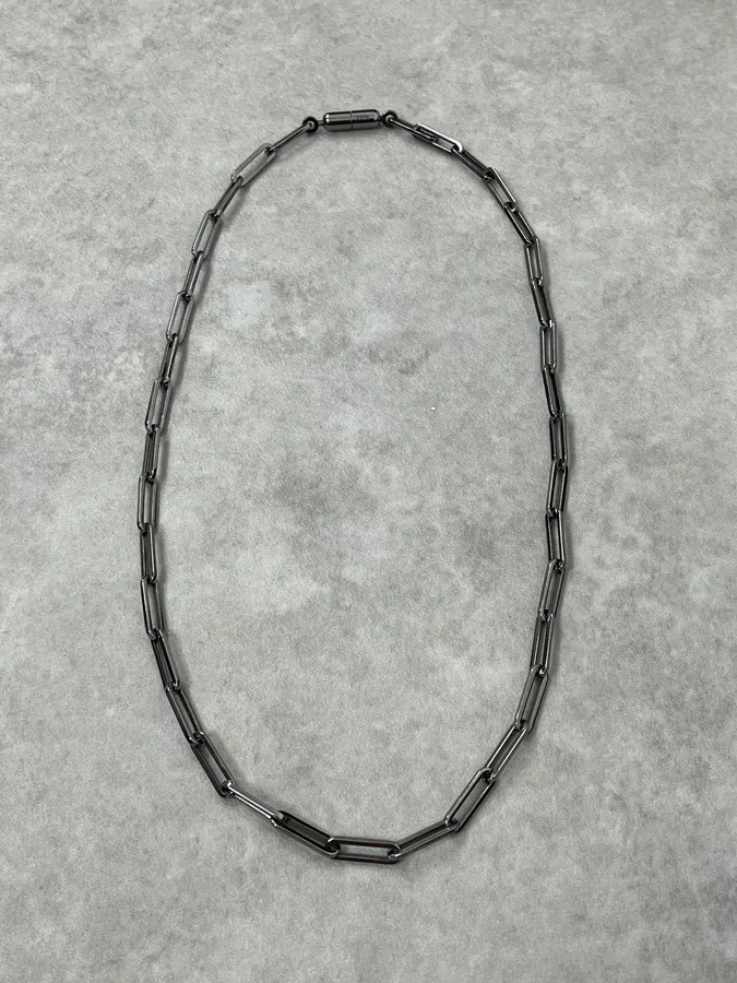SS2000 Gucci Steel Chain Link Necklace by Tom Ford