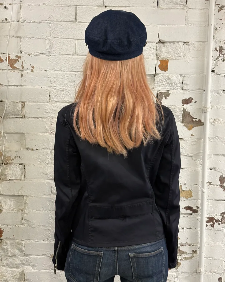SS2000 Prada Navy Nylon Zip Sport Light Jacket - Image 3