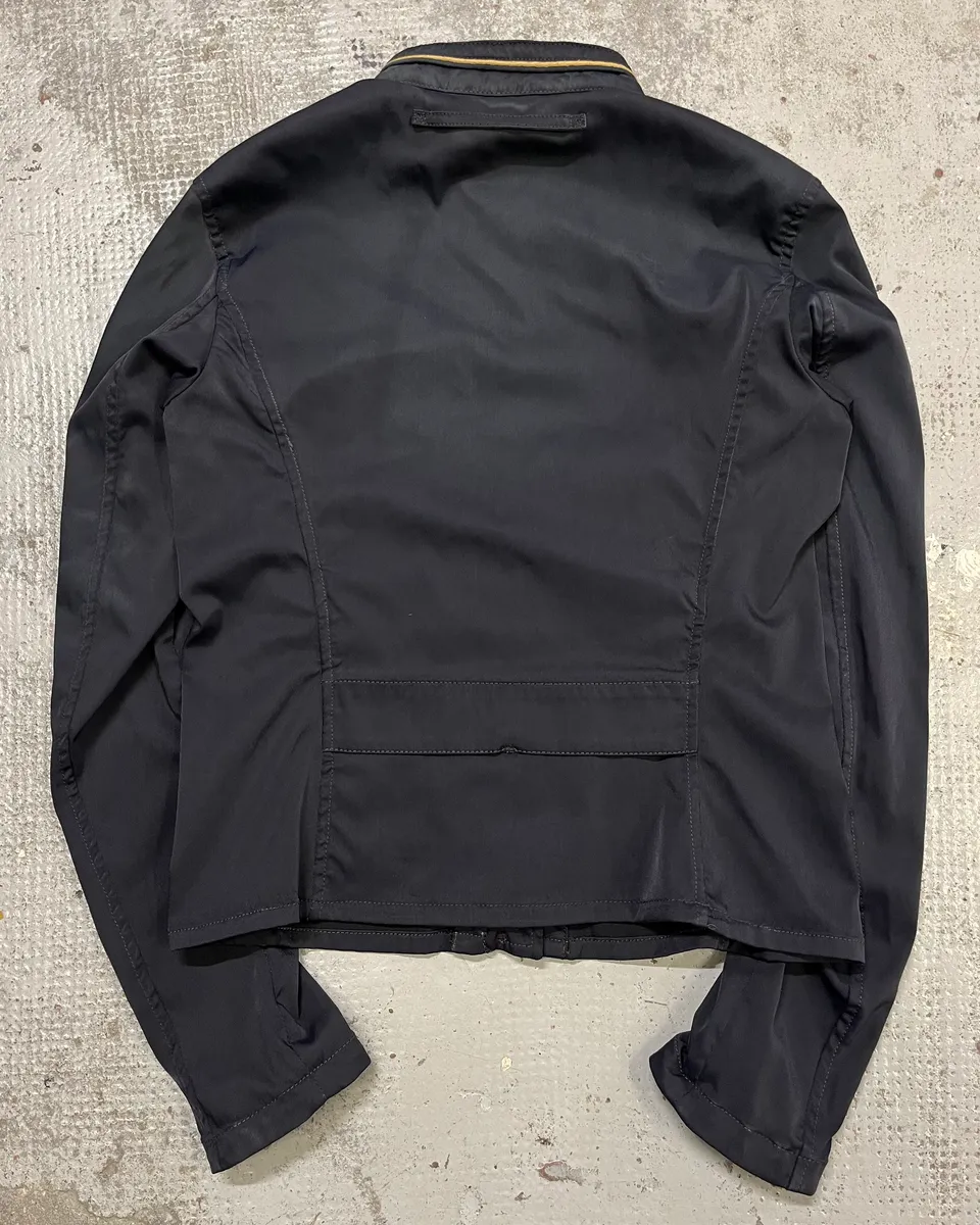SS2000 Prada Navy Nylon Zip Sport Light Jacket - Image 8
