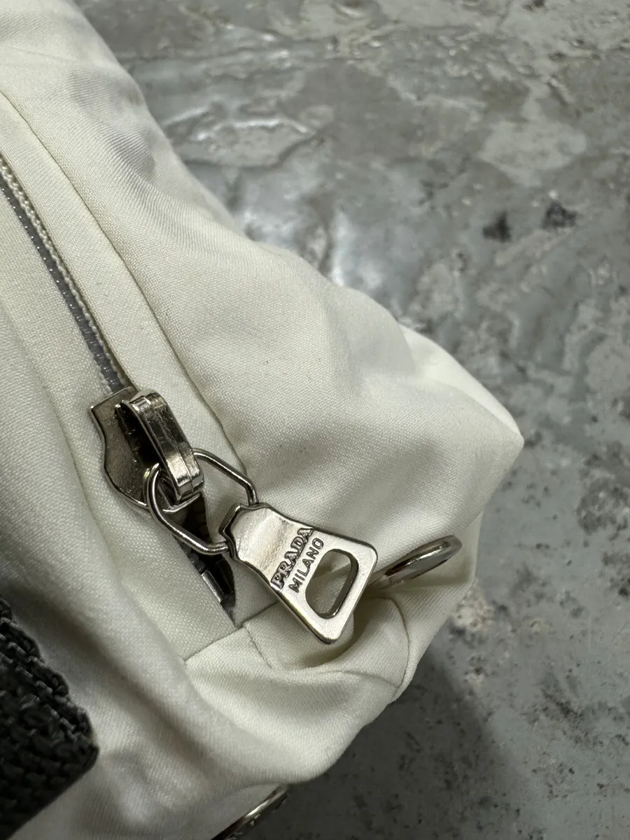 SS2000 Prada White Sport Convertible Jacket/Bag - Image 10