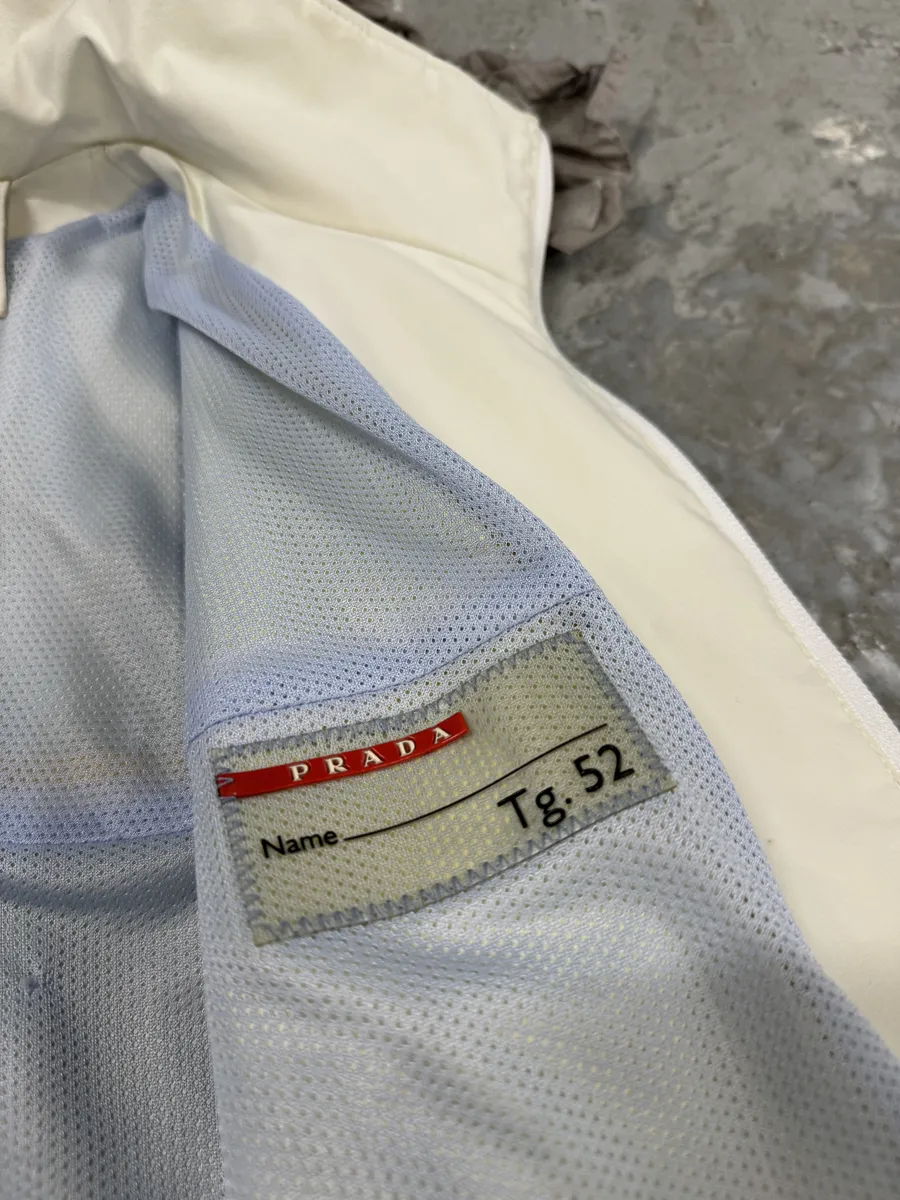 SS2000 Prada White Sport Convertible Jacket/Bag - Image 12
