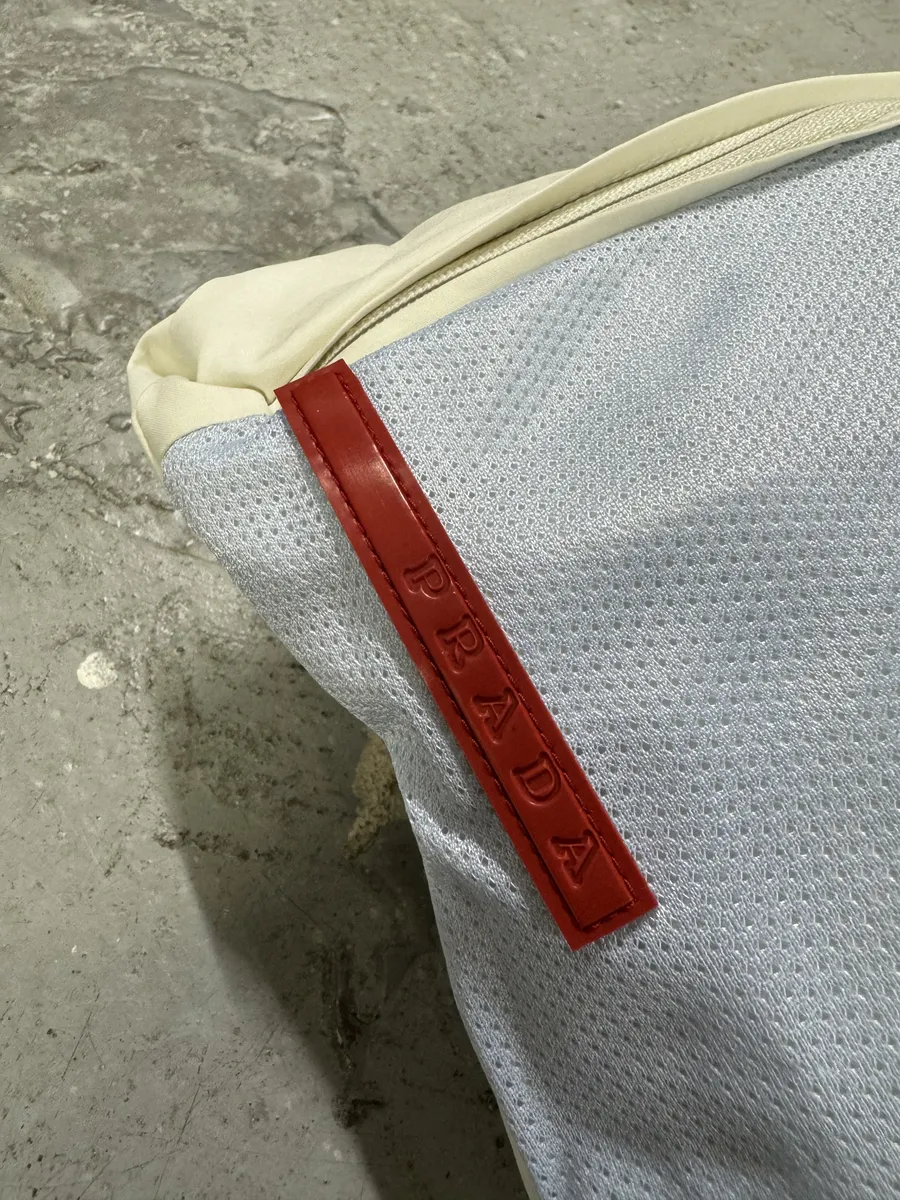 SS2000 Prada White Sport Convertible Jacket/Bag - Image 13