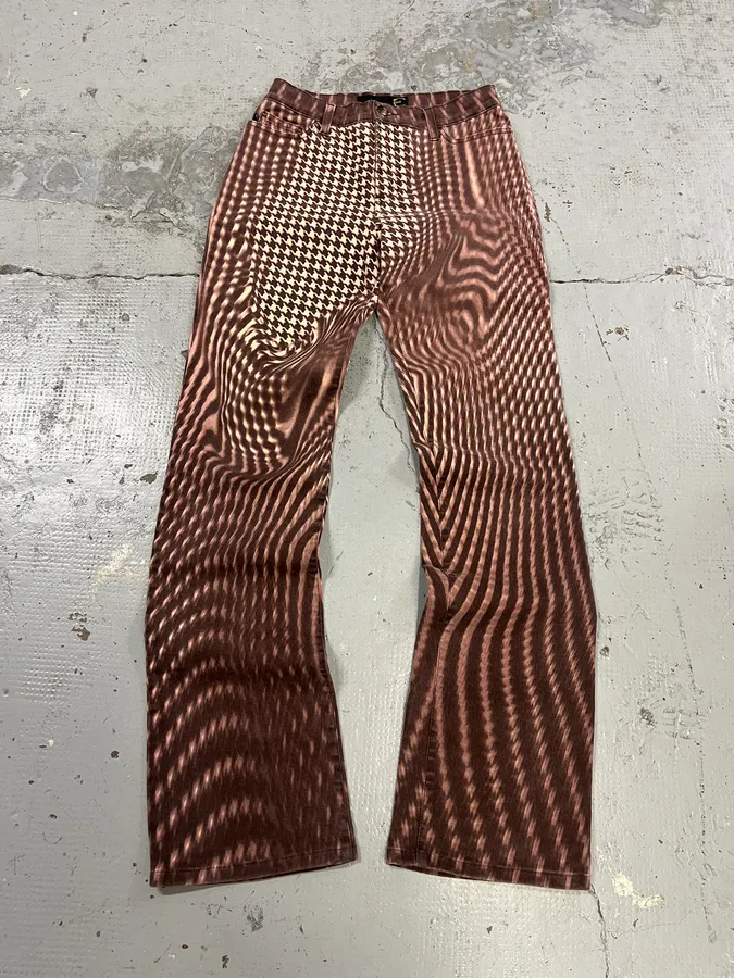 SS2001 Cavalli Psychedelic Hallucination Purple Pants