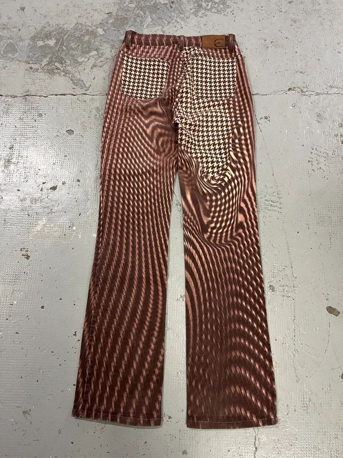 SS2001 Cavalli Psychedelic Hallucination Purple Pants - Image 8