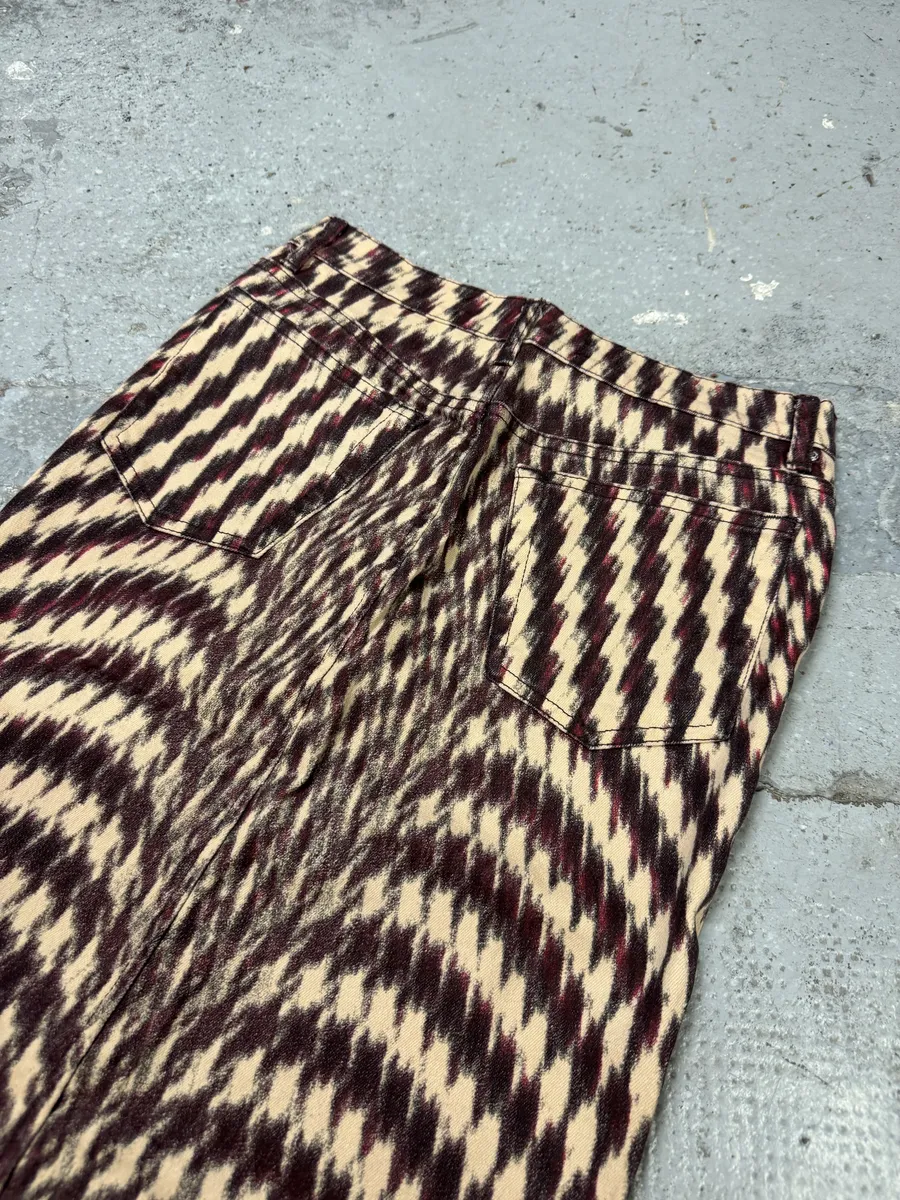 SS2001 Cavalli Psycho Pixel Lava Vision Skirt - Image 3
