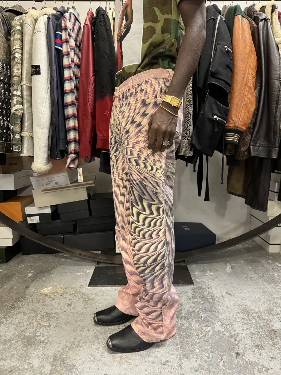 SS2001 Roberto Cavalli Pink Psychedelic Pants - Image 4