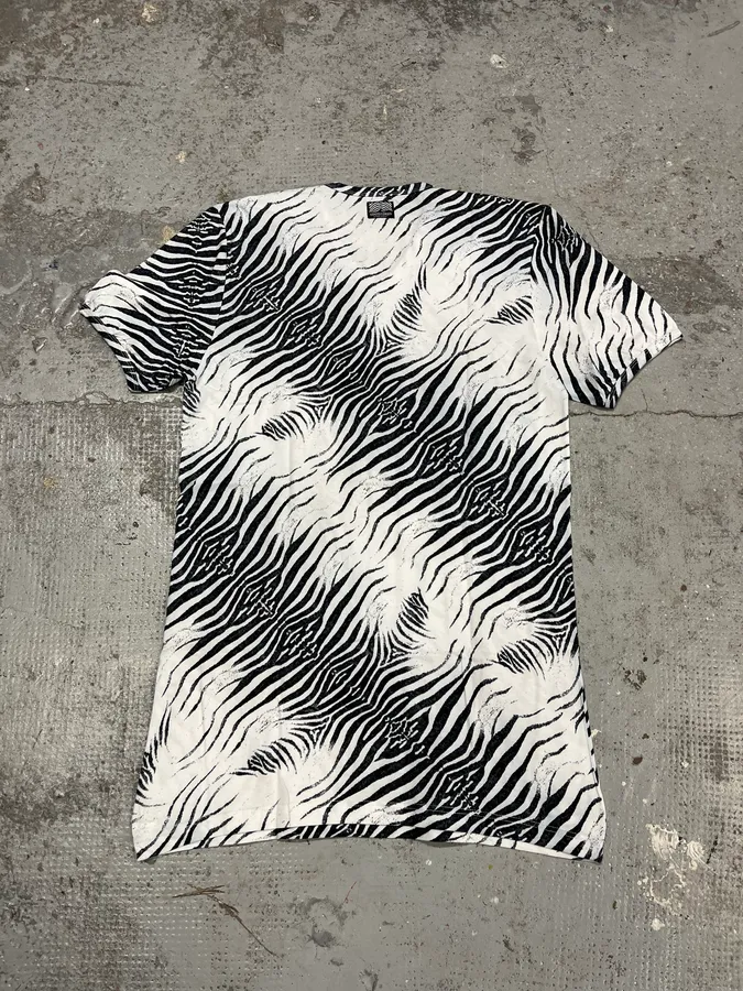 SS2001 Roberto Cavalli Zebra White T-Shirt - Image 7