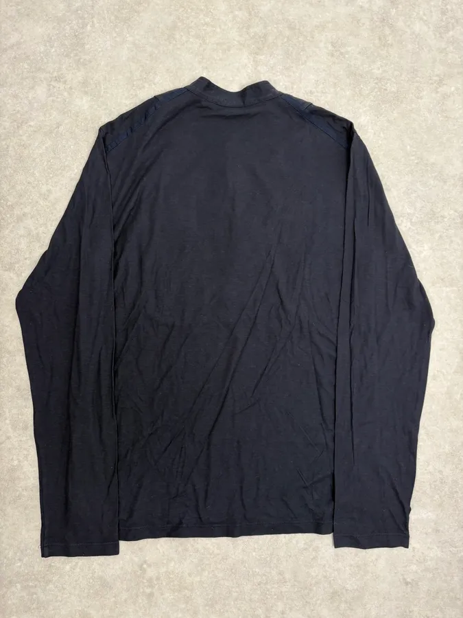 SS2001 Yves Saint Laurent Navy Mao Longsleeves - Image 6