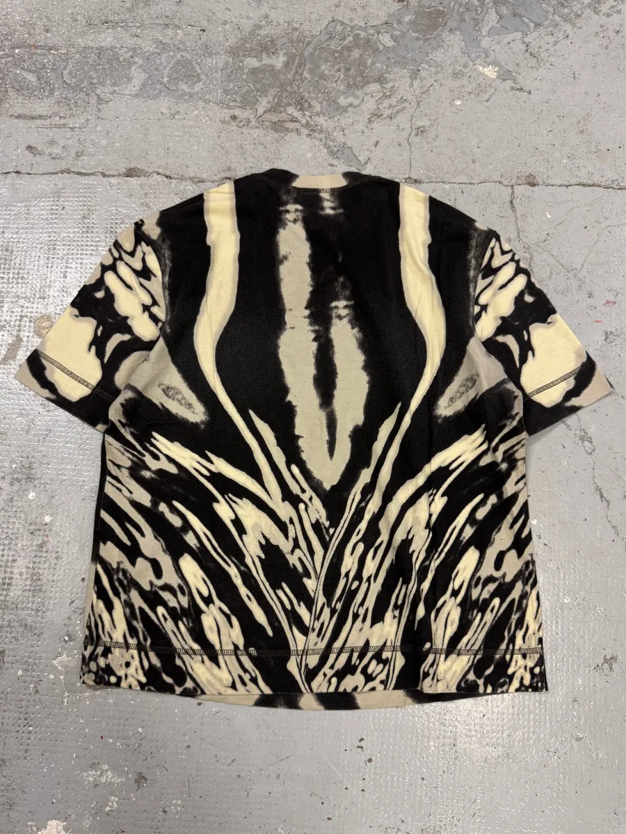 SS2002 Cavalli Black & White Hallucination T-Shirt - Image 4