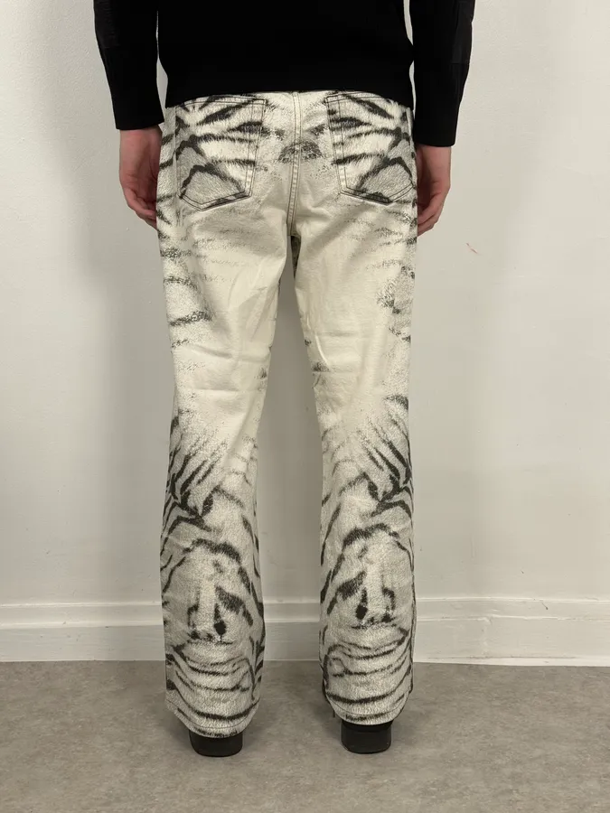 SS2002 Cavalli Black & White Zebra Pants - Image 3