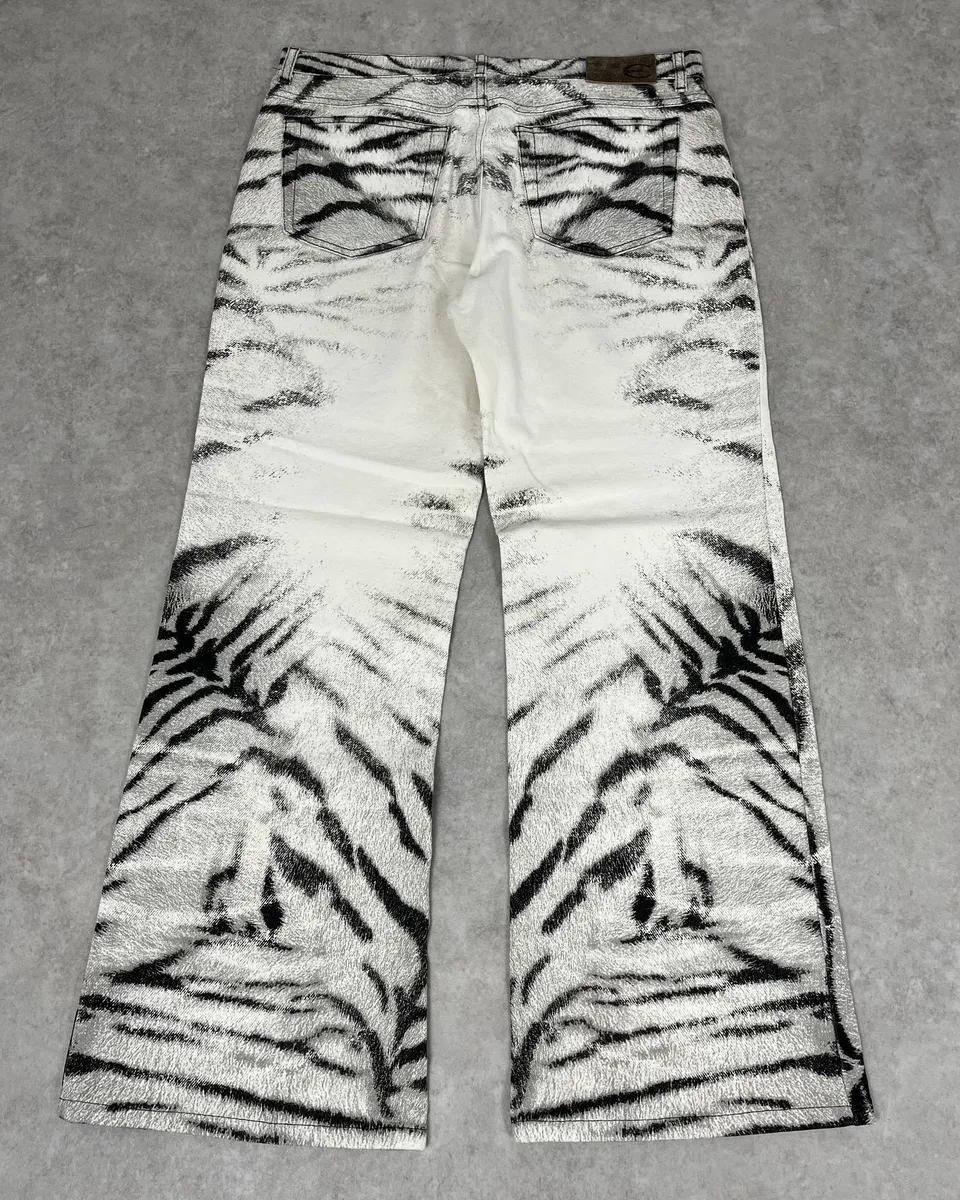 SS2002 Cavalli Black & White Zebra Pants - Image 7