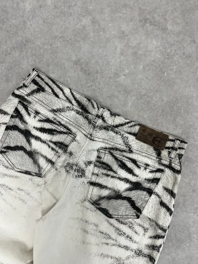 SS2002 Cavalli Black & White Zebra Pants - Image 9