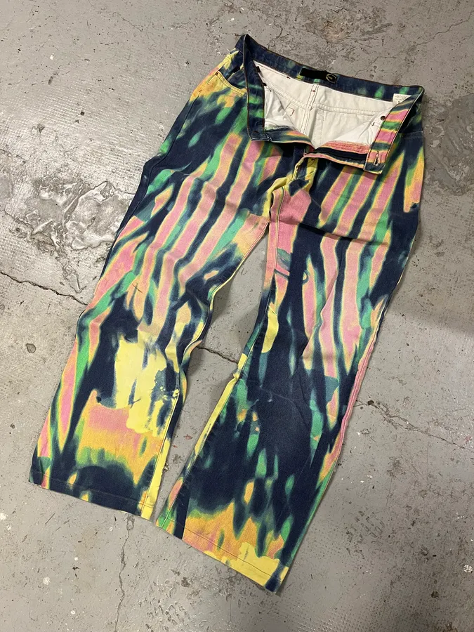 SS2002 Cavalli Hallucination Psycho Pants - Image 6