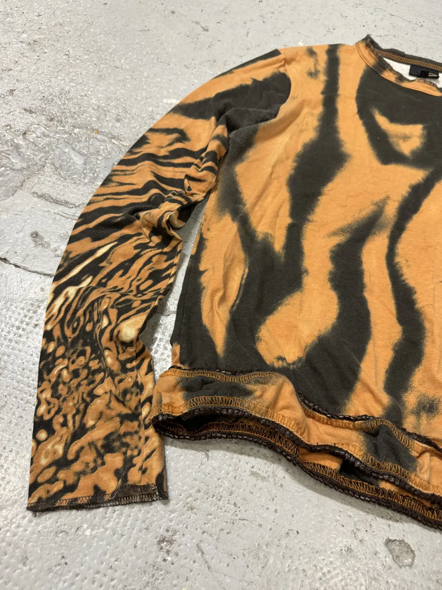 SS2002 Cavalli Orange & Black Hallucination Longsleeves - Image 9