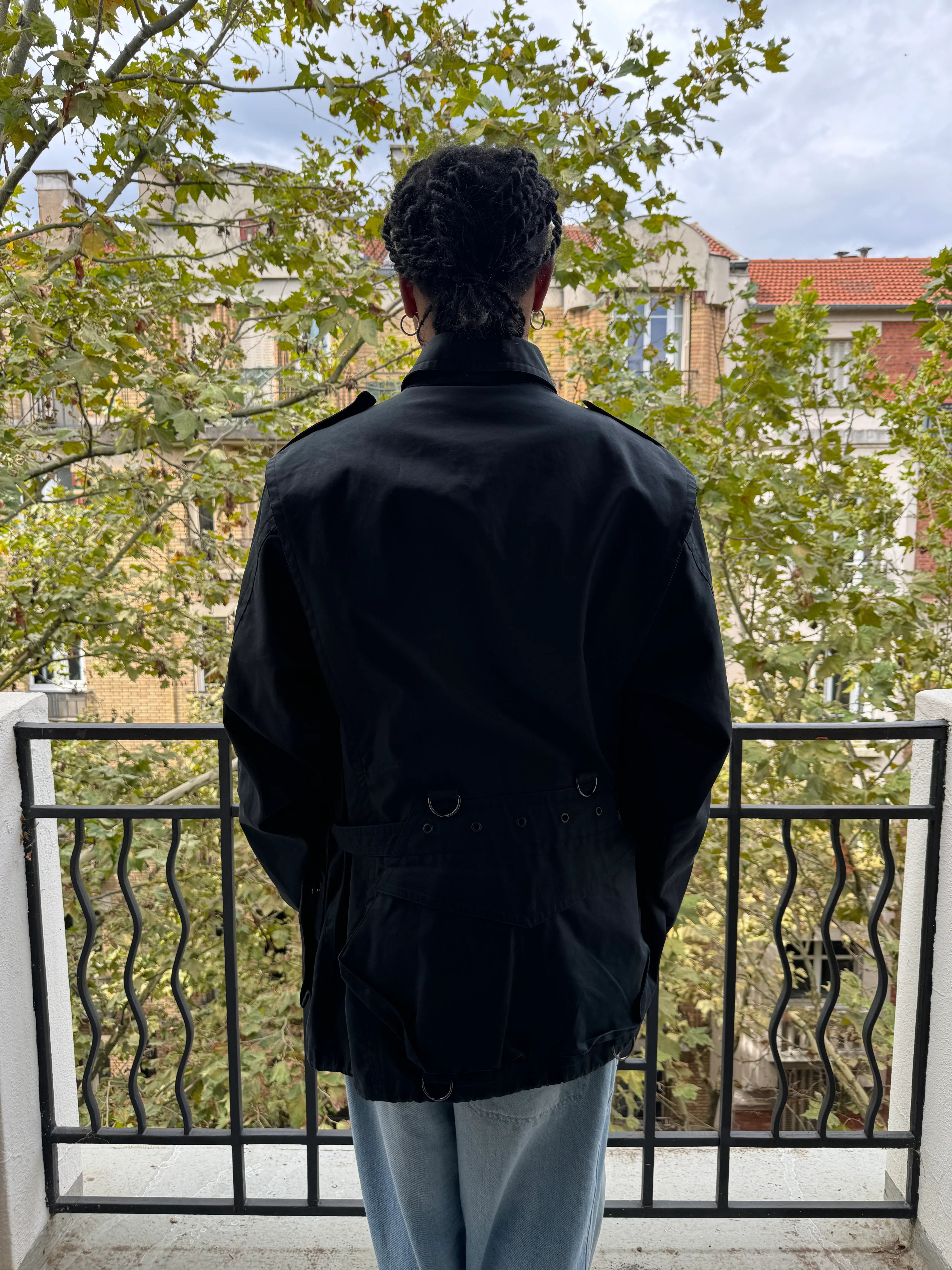 SS2002 Gucci Black Imperial Trench Jacket by Tom Ford - Image 5