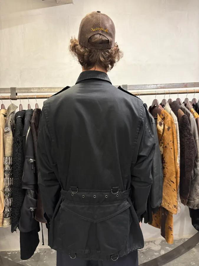 SS2002 Gucci by Tom Ford Imperial Long Black Jacket - Image 4