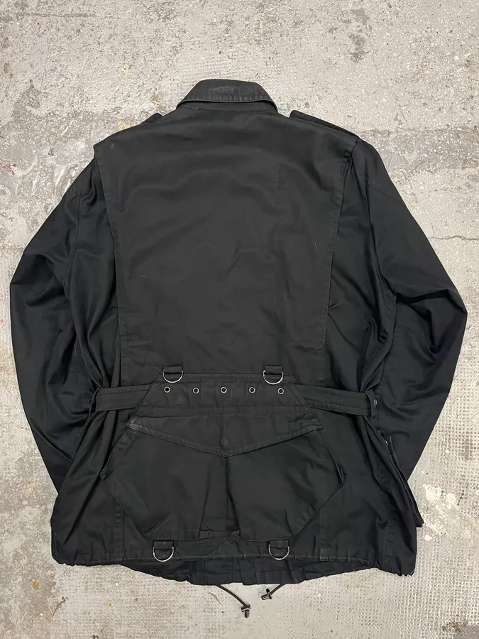 SS2002 Gucci by Tom Ford Imperial Long Black Jacket - Image 5