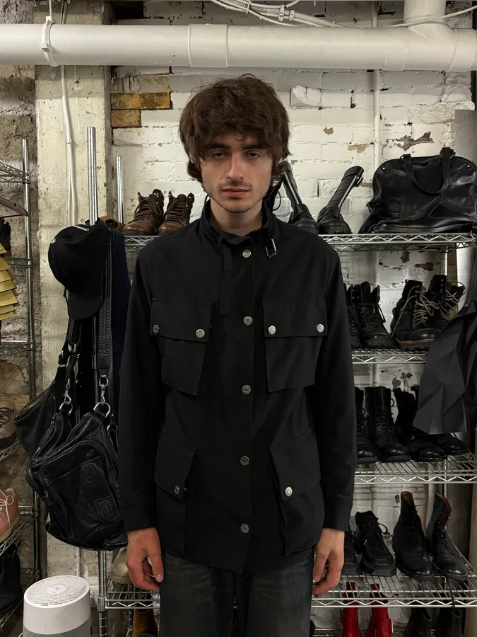 SS2002 Gucci Multi Pockets Imperial Black Jacket - Image 2