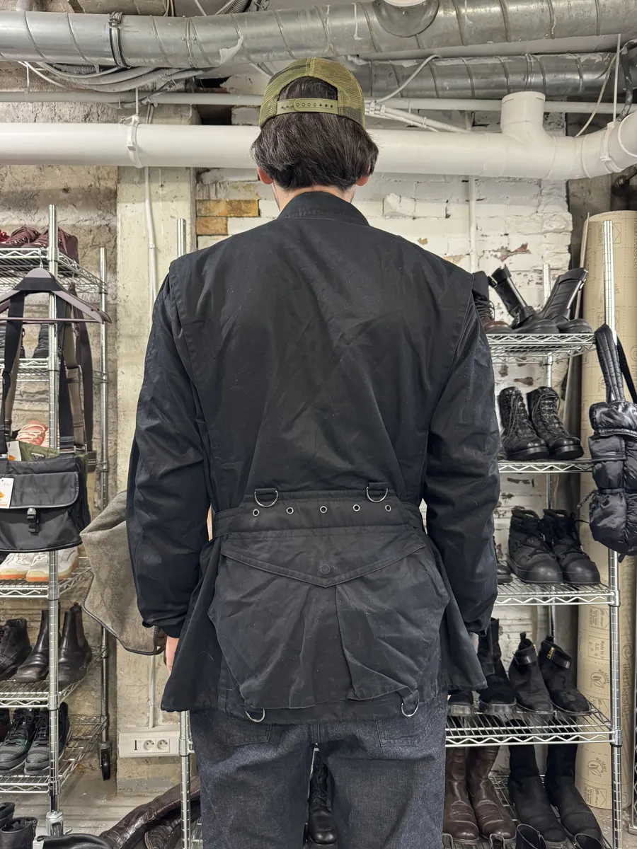 SS2002 Gucci Tom Ford Black Imperial Nylon Trench Jacket - Image 6