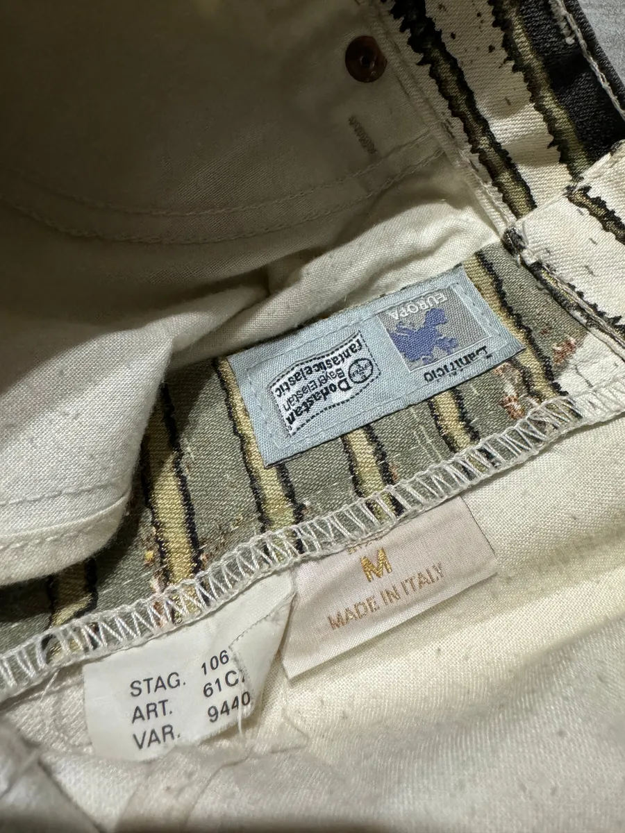 SS2002 Roberto Cavalli Lion Savage Relaxed Summer Pants - Image 3