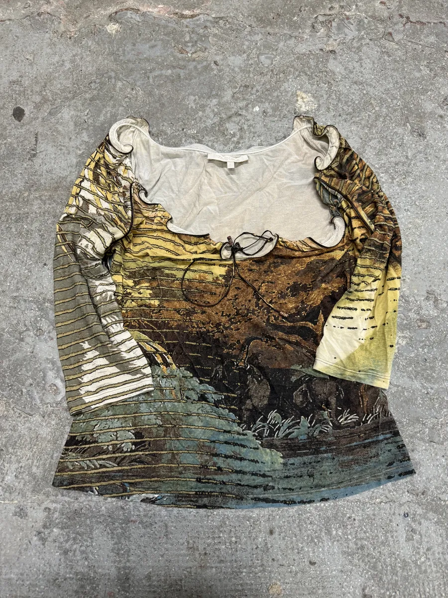 SS2002 Roberto Cavalli Lion Savage Top - Image 5