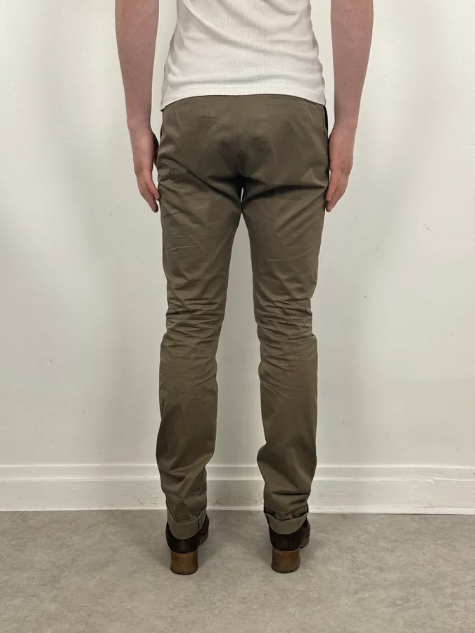SS2003 Dior Homme Green Classy Tailored Pants by Hedi Slimane - Image 4