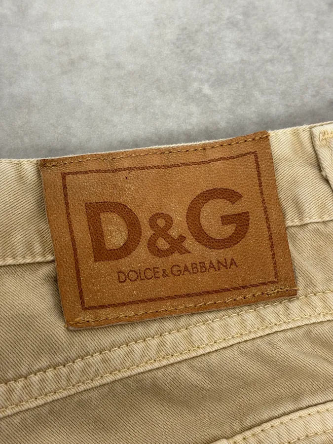 SS2003 Dolce & Gabbana Beige Cargo Utility Pants - Image 11