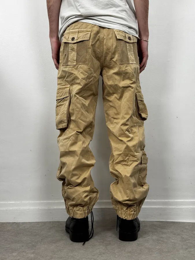 SS2003 Dolce & Gabbana Beige Cargo Utility Pants - Image 3