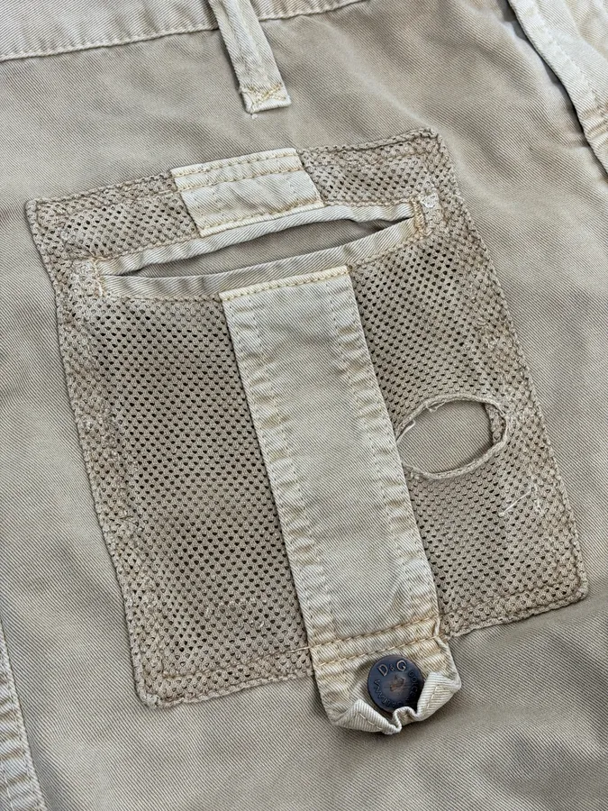SS2003 Dolce & Gabbana Beige Cargo Utility Pants - Image 9